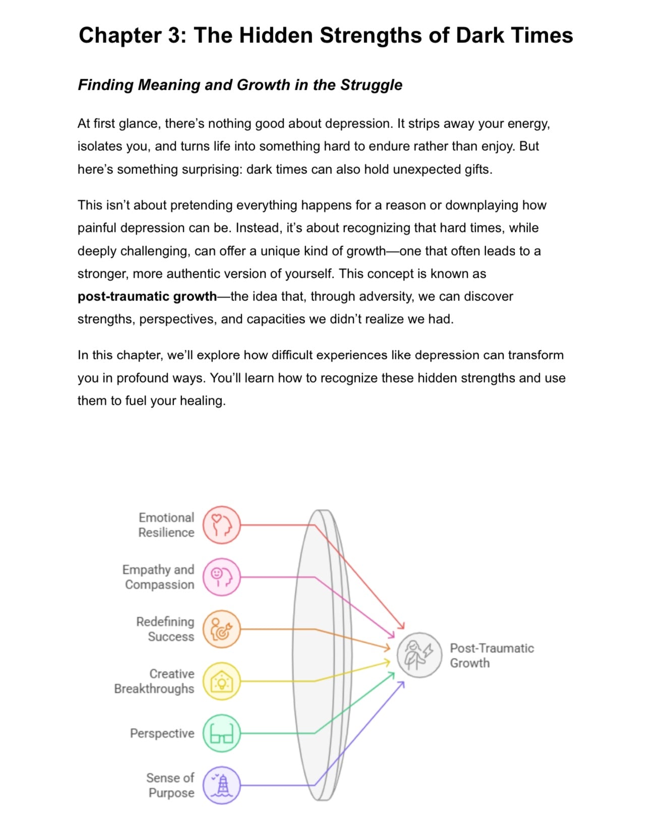 Breaking The Shadows: A Creative Guide to Overcoming Depression